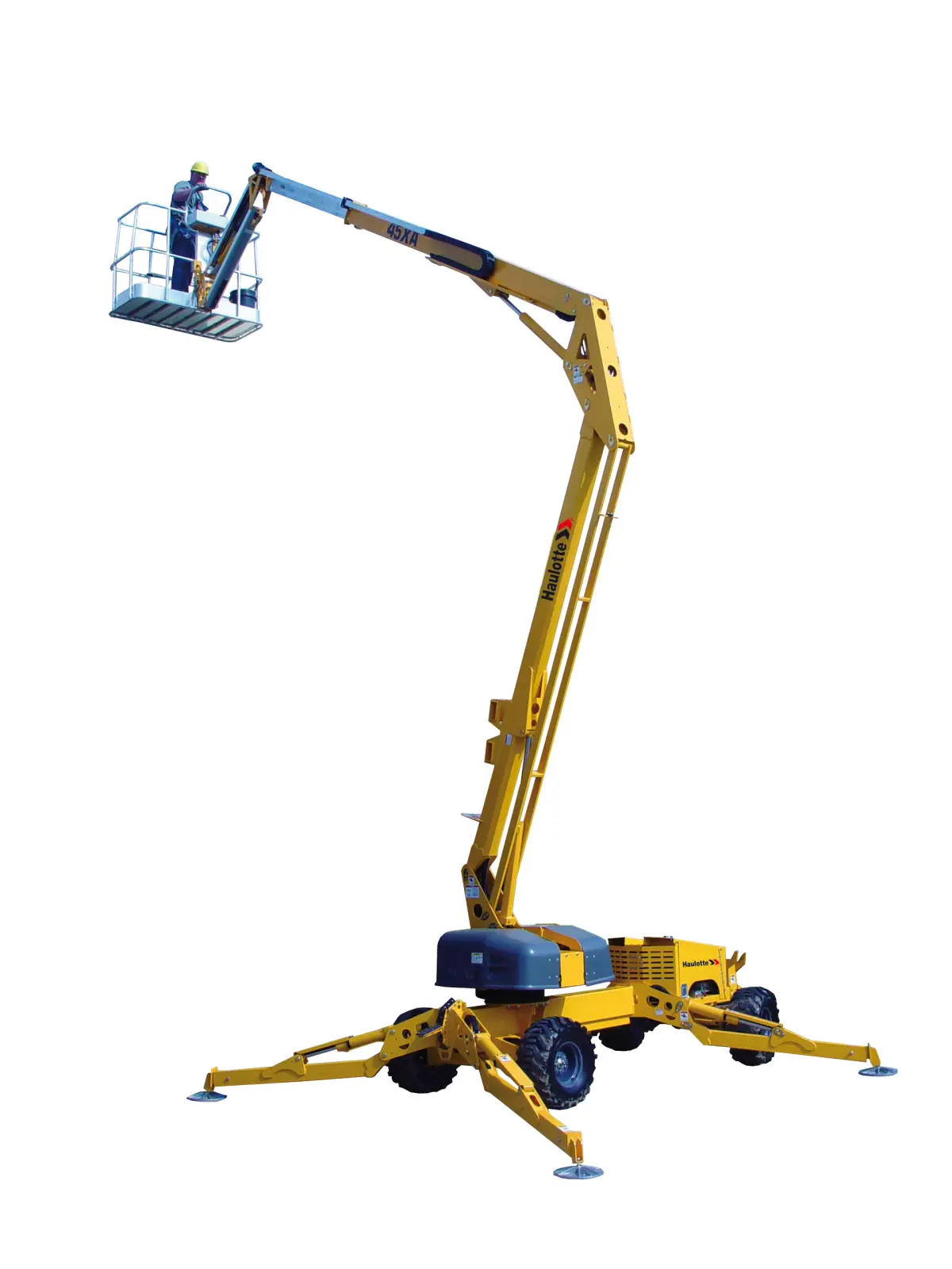 drivable bucket lift rental from bledsoe rentals